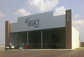 Steel aircraft storage